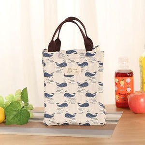 Female Lunch Food Box Bag Fashion Insulated Thermal Food Picnic Lunch Bags for Women kids Men Cooler Tote Bag Case