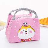 MODYCON Cartoon Cute Lunch Bag For Women Girl Kids Children Thermal Insulated Lunch Box Tote Food Picnic Bag Milk Bottle Pouch
