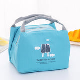 MODYCON Cartoon Cute Lunch Bag For Women Girl Kids Children Thermal Insulated Lunch Box Tote Food Picnic Bag Milk Bottle Pouch