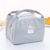MODYCON Cartoon Cute Lunch Bag For Women Girl Kids Children Thermal Insulated Lunch Box Tote Food Picnic Bag Milk Bottle Pouch