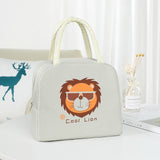 Brivilas ctue cartoon lunch bag for women new pink panda girl hand cooler bags portable thermal school breakfast picnic food box