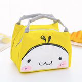 MODYCON Cartoon Cute Lunch Bag For Women Girl Kids Children Thermal Insulated Lunch Box Tote Food Picnic Bag Milk Bottle Pouch