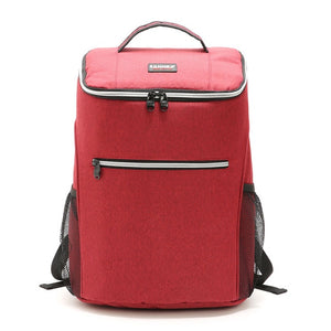 20L 600D oxford big cooler bag thermo lunch picnic box insulated cool backpack ice pack fresh carrier thermal shoulder bags