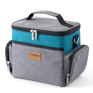 Large Capacity Cooler Bags Oxford Insulation Lunch Box Thermal Drink Beer Ice Pack Travel Picnic Food Fresh Keeping Containers