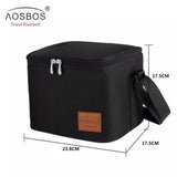 Aosbos Portable Thermal Lunch Bags for Women Kids Men Fashion  Picnic Cooler Lunch Bag Insulated Travel Food Tote Bags Box 2019