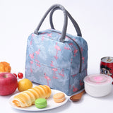 2020 Insulated Lunch Bag Thermal Stripe Tote Bags Cooler Picnic Food Lunch Box Bag For Kids Women Girls Ladies Men Children Pink