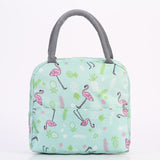 2020 Insulated Lunch Bag Thermal Stripe Tote Bags Cooler Picnic Food Lunch Box Bag For Kids Women Girls Ladies Men Children Pink