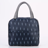 2020 Insulated Lunch Bag Thermal Stripe Tote Bags Cooler Picnic Food Lunch Box Bag For Kids Women Girls Ladies Men Children Pink
