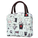 2020 Insulated Lunch Bag Thermal Stripe Tote Bags Cooler Picnic Food Lunch Box Bag For Kids Women Girls Ladies Men Children Pink