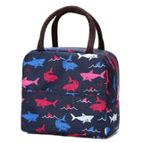 2020 Insulated Lunch Bag Thermal Stripe Tote Bags Cooler Picnic Food Lunch Box Bag For Kids Women Girls Ladies Men Children Pink