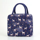 2020 Insulated Lunch Bag Thermal Stripe Tote Bags Cooler Picnic Food Lunch Box Bag For Kids Women Girls Ladies Men Children Pink