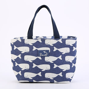 Brivilas lunch bag  for women funny cartoon kids bento cooler bags flamingo thermal breakfast food box portable picnic travel