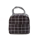 2020 Insulated Lunch Bag Thermal Stripe Tote Bags Cooler Picnic Food Lunch Box Bag For Kids Women Girls Ladies Men Children Pink