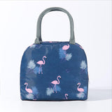 2020 Insulated Lunch Bag Thermal Stripe Tote Bags Cooler Picnic Food Lunch Box Bag For Kids Women Girls Ladies Men Children Pink