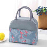 2020 Insulated Lunch Bag Thermal Stripe Tote Bags Cooler Picnic Food Lunch Box Bag For Kids Women Girls Ladies Men Children Pink