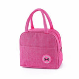 Fresh Lunch Bags For Women Kids Girl Waterproof Portable Zipper Thermal Oxford Cooler Bag Convenient Lunch Box Tote Food BBQ Bag