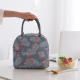 New Portable Lunch Bag New Thermal Insulated Lunch Box Tote Cooler Handbag lunch bags for women Convenient  Box Tote Food Bags