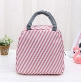 New Portable Lunch Bag New Thermal Insulated Lunch Box Tote Cooler Handbag lunch bags for women Convenient  Box Tote Food Bags