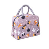 New Portable Lunch Bag New Thermal Insulated Lunch Box Tote Cooler Handbag lunch bags for women Convenient  Box Tote Food Bags