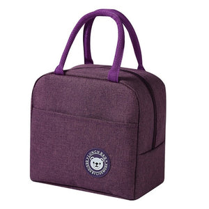 Portable Lunch Bag 2020 New Thermal Insulated Lunch Box Tote Cooler Bag Bento Pouch Lunch Container Food Storage Bags Handbag