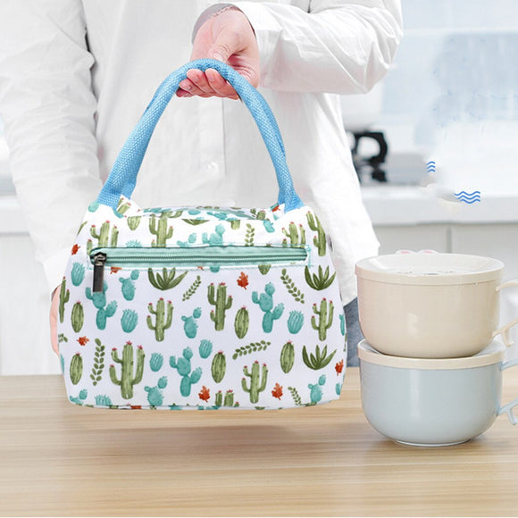 Fashion Portable Insulated Lunch Bag Oxford Aluminum Cool Thermal Food Picnic Organizer Bags For Women Men Cooler Lunch Box Case