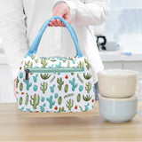 Fashion Portable Insulated Lunch Bag Oxford Aluminum Cool Thermal Food Picnic Organizer Bags For Women Men Cooler Lunch Box Case