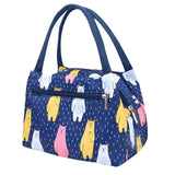 Fashion Portable Insulated Lunch Bag Oxford Aluminum Cool Thermal Food Picnic Organizer Bags For Women Men Cooler Lunch Box Case