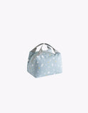 Simple household lunch bag Cartoon portable lunch insulated rice bag zipper cotton and linen lunch bag student couple lunch box