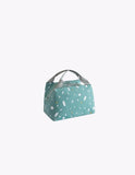 Simple household lunch bag Cartoon portable lunch insulated rice bag zipper cotton and linen lunch bag student couple lunch box